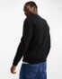 Napapijri Balis small logo fleece sweatshirt in black