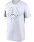 Фото #3 товара Men's White Los Angeles Chargers Team Legend Icon Performance T-shirt