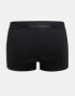 River Island 4 pack cotton stretch trunks in black