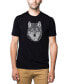 Фото #1 товара Men's Premium Word Art T-shirt - Wolf