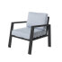 Фото #1 товара Садовое кресло Thais 73,20 x 74,80 x 73,30 cm Графитовый Алюминий