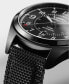 ფოტო #3 პროდუქტის Men's Swiss Automatic Khaki Field Black Rubber Strap Watch 42mm H70695735
