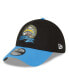 Фото #3 товара Men's Black, Blue Los Angeles Chargers 2022 Salute To Service 39THIRTY Flex Hat