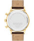 ფოტო #3 პროდუქტის Men's Circa Swiss Quartz Chrono Brown Leather Watch 43mm