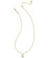 Фото #2 товара Kendra Scott 14k Gold-Plated Mixed Cubic Zirconia 19" Adjustable Pendant Necklace