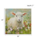 Sunshine Animals Lamb Canvas Wall Art