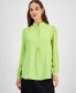 Фото #1 товара Women's Stand-Collar Button-Front Popover Tunic