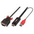 Фото #1 товара Адаптер HDMI—VGA LINDY Чёрный 2 m