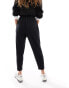 Фото #4 товара ASOS DESIGN Petite ultimate jersey peg trousers in black