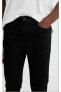 Фото #3 товара Michael Real Dark Black Düz Siyah Slim Fit Likralı Jean Denim Kot Pantolon