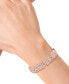 ფოტო #2 პროდუქტის EFFY® Diamond Openwork Bangle Bracelet (1-1/2 ct. t.w.) in 14k Rose Gold