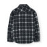 BOBOLI Knit Check Long Sleeve Shirt