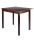 Perrone 34.06" Wood High Table with Drop Leaf