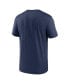 Фото #3 товара Men's Navy Houston Astros Authentic Collection Early Work Tri-Blend Performance T-Shirt