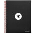 Фото #1 товара ANTARTIK Spiral notebook A4 micro lined cover 120h 100gr smooth with bands 4 holes