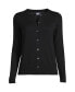 ფოტო #1 პროდუქტის Women's Fine Gauge Cotton Cardigan Sweater