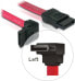 Delock SATA Cable - 0.3m - 0.3 m - Red