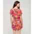 SUPERDRY Beach Playsuit Short Sleeve Short Dress