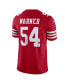 ფოტო #4 პროდუქტის Men's Fred Warner Scarlet San Francisco 49ers Vapor F.U.S.E. Limited Jersey