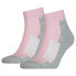 Фото #1 товара PUMA BWT Cushioned Quarter short socks 2 pairs