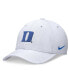 Men's White Duke Blue Devils 2024 On-Field Swoosh Flex Hat