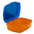 Синий пластиковый ланчбокс для детей SuperThings Kazoom kids Blue Orange (17 x 5.6 x 13.3 cm) - фото #3