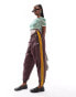 adidas Originals 80s track pant in shadow brown