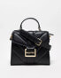 Valentino oaxaca small shopper with crossbody strap in black