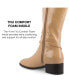 Фото #15 товара Women's Rhianah Wide Width Wide Calf Block Heel Knee High Boots