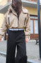 Фото #2 товара Укороченная куртка с капюшоном ZARA