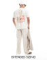 Фото #1 товара ASOS DESIGN relaxed t-shirt in off white with back print