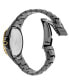 ფოტო #3 პროდუქტის Men's Coutura Diamond-Accent Black Stainless Steel Bracelet Watch 42.5mm