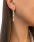 ფოტო #3 პროდუქტის Nude Diamond Pavé Linear Drop Earrings (3/8 ct. t.w.) in 14k Gold