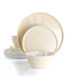 Cold Cream 12 Piece Lightweight Melamine Dinnerware Set, Service for 4