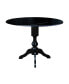 Фото #4 товара International Concept 42" Round Dual Drop Leaf Pedestal Table