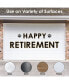 Фото #3 товара Happy Retirement Peel and Stick Large Banner Wall Decals Happy Retirement