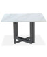 Фото #6 товара Emila 48" Square Sintered Stone Mix and Match Dining Table, Created for Macy's