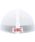 Фото #5 товара Men's White USC Trojans Legacy91 Meshback Swoosh Performance Flex Hat