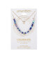 Фото #2 товара Unwritten gold Flash Plated Multi-Color Disc Bead Layered Pendant Necklace