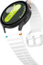 Tech-Protect TECH-PROTECT SILICONE SPORT SAMSUNG GALAXY WATCH 4 / 5 / 5 PRO / 6 / 7 / FE WHITE