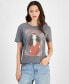 ფოტო #1 პროდუქტის Juniors' Virgo Graphic-Print Crewneck Tee