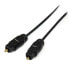 Фото #7 товара StarTech.com 15 ft Thin Toslink Digital Optical SPDIF Audio Cable - TOSLINK - Male - TOSLINK - Male - 4.6 m - Black