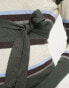Фото #6 товара Mamalicious Maternity stripe knitted midi dress in multi