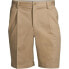 Фото #8 товара Men's Comfort Waist Pleated 9" No Iron Chino Shorts