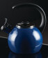 Фото #4 товара Enamel on Steel 2-Qt. Whistling Teakettle with Flip-Up Spout