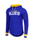 ფოტო #4 პროდუქტის Men's Blue St. Louis Blues Legendary Slub Hoodie Long Sleeve T-shirt