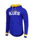 Men's Blue St. Louis Blues Legendary Slub Hoodie Long Sleeve T-shirt