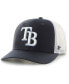 Men's Navy, White Tampa Bay Rays Primary Logo Trucker Snapback Hat - фото #1