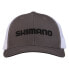 Фото #5 товара Shimano Logo Trucker Cap Color - Gray Size - One Size Fits Most (AHATLGGY) Fi...