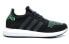 Кроссовки мужские Adidas Swift Run "Black White" черно-белые 36 - фото #3